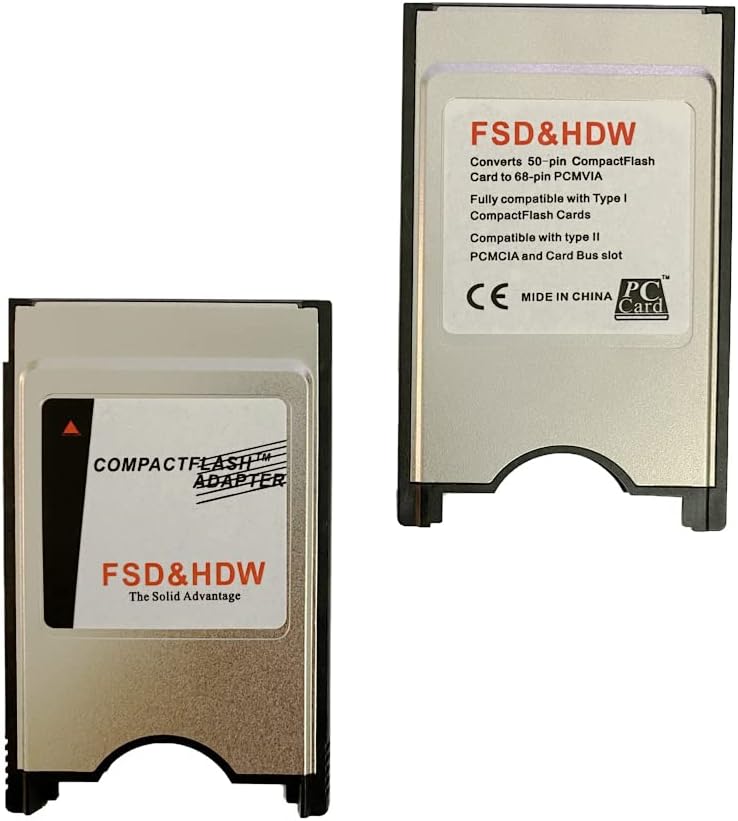 LILIWELL محول بطاقة الذاكرة CF محول PCMCIA Ata محول قارئ PC نوع I إلى PCMCIA (عبوة 2) - Image 4